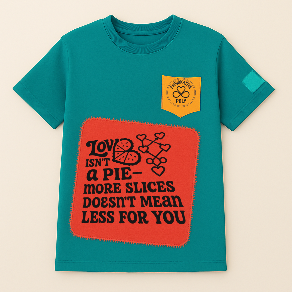 Turquoise t-shirt: Life isn't a Pie